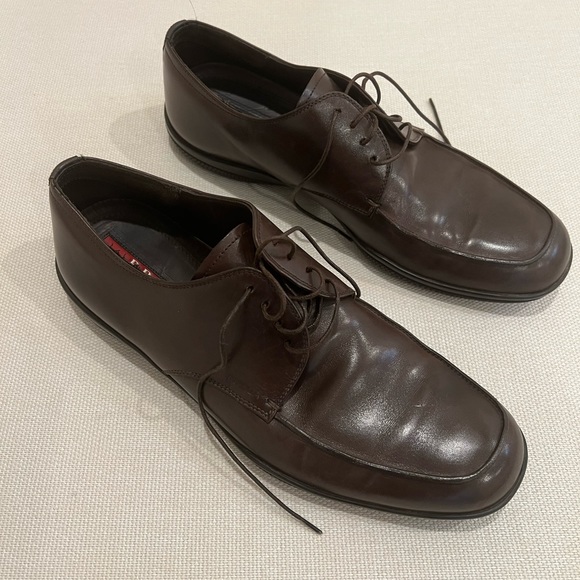 Prada derby authentic lace up men’s shoe size 8 - Picture 6 of 16